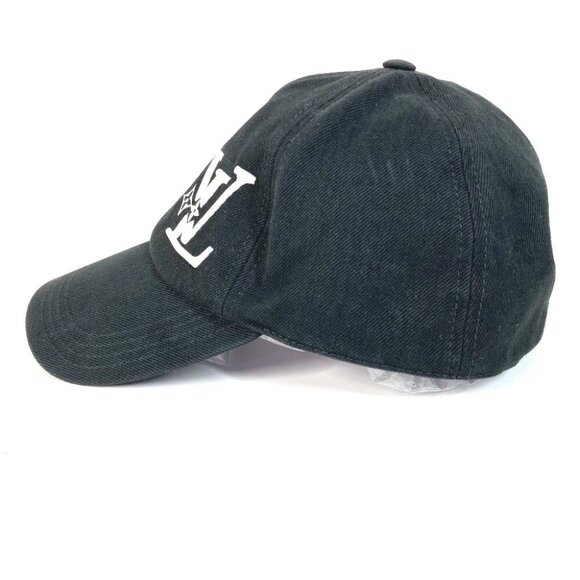 LOUIS VUITTON M7608L Cap LV Smash Cap Baseball Cap Noir Black - Picture 3 of 15